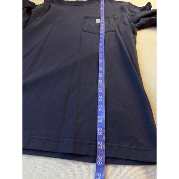 Carhartt FR Medium Long Sleeved Shirt Navy - Picture 8 of 9
